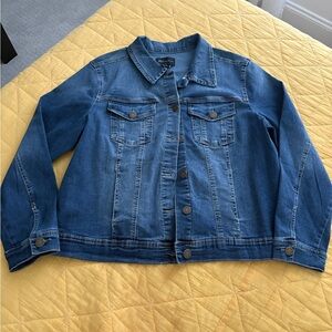 Jones New York Blue Jean Jacket Women’s Size 1X